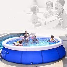 Paddling Pool Round Inflatable Pool, Portable Top Ring Blow Up Pool, Oversized Thickened Family Swimming Pool, Summer Water Games Center Inflatable Swimming Pool