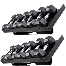 PRx Performance Wall Mounted Dumbbell Storage Shelf Black