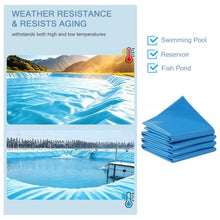 Antourlamm Pond Liners 0.12mm Thick Blue Underlay, Durable HDPE Damp Proof Membrane for Koi & Fish Pools Fountains Streams Water Garden Pond Tarp(32.8x49.2ft)