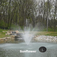 1.75 HP Floating Fountain & Aerator for Ponds and Lakes with 200 ft Cord