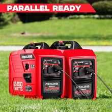 2450 Watt Inverter Generator, 120V Gas Powered Generator Super Quiet, RV Ready/EPA for RV, Camping and Home，Red
