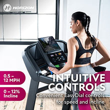Horizon Fitness T202 Foldable Treadmill Black