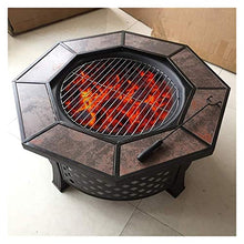 Fire Pits Outdoor Wood Burning Outdoor Fire Large Bonfire Wood Burning Patio Coal Grill Firepit for Outside Grill Charcoal Smokeless Grill with Spark Screen with Cover BBQ Cooking for Outside Camping