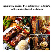 MNSSRN Fully Automatic Turkish Barbecue Grill, Delicious Barbecue Grill, Three Independent Temperature Control 360 ° Rotating Household Electric Barbecue Grill