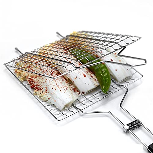 NYTFHMS Barbecue Skewer Reusable Grill Sticks BBQ Fork Utensil Kitchen Outdoor Camping Accessories