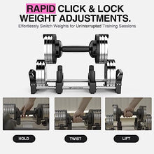 FF Finer Form Adjustable Dumbbells 5-32.5 LBs Chrome