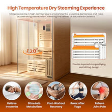 OUTEXER 2-3 Person Steam Sauna Traditional Saunas 240V 3KW Home Spa Room