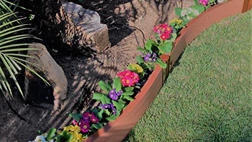 Frame It All Classic Sienna Curved Landscape Edging Kit 64' - 2" Profile
