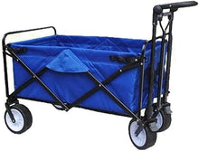 DUANZEYUQA Folding Wagon Garden Cart Foldable Garden Trolley Beach Wagon Pull Wagon Hand Cart Folding Trolley Outdoor Camping Handling Portable Push-Pull Truck