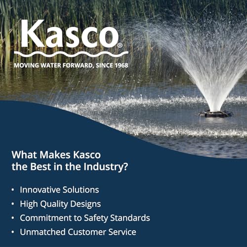 Kasco VFX Series 3/4 HP Pond Aerator Fountain Black