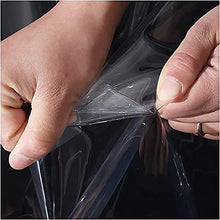 Transparent Tarpaulin with Grommets, Clear Tarp Cover Waterproof, Canvas Tarps Waterproof, for Garden Furniture Plants Greenhouse,Clear_2x3m/6x9ft (Clear 3x5m/9x15ft)