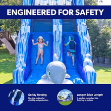 HeroKiddo 16ft Dolphin Commercial Inflatable Water Slide with Blower