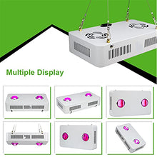 Grow Light LED Grow Light Full Spectrum Indoor Hydroponic Greenhouse Plant Growth Lighting Replace UFO Growing Lamp for Indoor Plant Hydroponic Growing Light (Wattage: 300W) (600W)