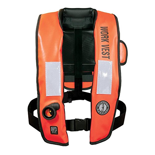 MUSTANG SURVIVAL Inflatable Work Vest HIT Orange