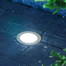 tyfuture 6 Pack Garden Landscape Lights LED In Ground Light IP66 Waterproof AC85-265V COB Recessed Buried Lights for Outdoor Park Driveway Deck Step Underground Light(Green,30W)