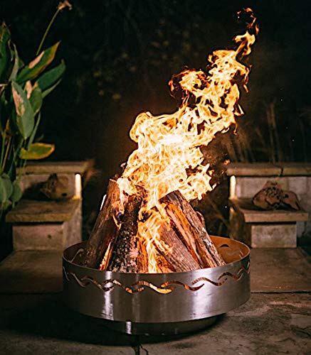 Fire Pit Art Fire Surfer Fire Surfer Wood Buring Fire Pit