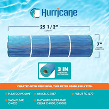 Hurricane Filters 16 Pack HF7487-04M Elite Aseptic Pool Filter Cartridge - Replacement for PA100N, Unicel C-7487, Filbur FC-1270, Hayward Super-Star-Clear C4000, SwimClear C4020