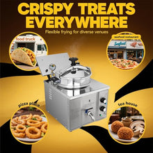 ZHIGUANYUN 3000w Commercial Fryer, 16L Fried Chicken Machine, High Pressure Fried Chicken Stove, for Chicken/Meat/Fish/French Fries
