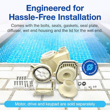 AppaeTech Industries Complete Wet End Replacement Compatible with Pentair Whisperflo and Intelliflo Pool Pumps 0.5-2HP(357149). Compatible with 56Y Square Flange Motors.