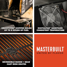 Masterbuilt® Gravity Series® 1050 Smoker Grill - Digital Charcoal Combo Grill with Free App, 1,050 Cooking Square Inches in Black, Model MB20041220
