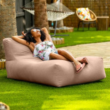Jaxx Coza Outdoor Sun Lounger - Luxurious Giant Outdoor Chaise - Sunbrella, Petal