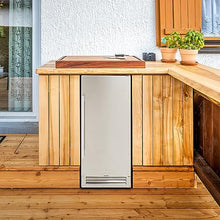 DUURA Elite Beverage Refrigerator for Built-In or Freestanding and Indoor or Outdoor Use, Stainless Steel Construction with Reversible Door Drink Fridge Holds 96 Cans, 2.9-Cu.Ft., Metallic