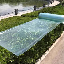 KOOEIN Polycarbonate Solid Sheet-Translucent Roof Panel,Greenhouse Sheets Cover,Cold Framing Cladding Panels,Rainproof/Uv-Protected/Insulation Plastic Roofing Panel,Impact Resistant,W×L-1.5x8m