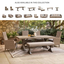 Signature Design by Ashley Outdoor Dining Chairs with Cushion Set of 2