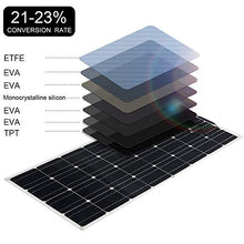1000W 500W Solar Panel Flexible Solar Cell 18V ETFE DIY Cable Waterproof Outdoor Car RV Rechargeable Power System for Car RY (500w) (1000w)