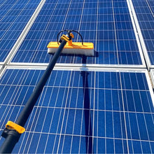 Telescopic Solar Panel Cleaning Kit, Cobweb Duster, Water Fed Pole Kit, Washing Kit, for Cleaning Solar Panel Cars Trucks Vans Swimming Pool Billboard(Water pump,4.8m)