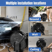 Generic Pressure Washer Hose Reel Retractable Pressure Washer Reel Heavy Duty Hose Reel