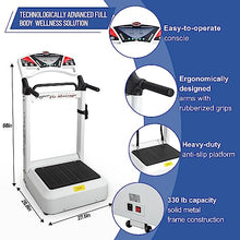 HNLIY Vibrating Plate Workout Machine Black