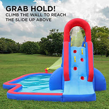SUNNY & FUN Deluxe Inflatable Water Slide Park Multicolor