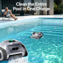 Pool Vacuum for Inground Pools & Above Ground Pool, Cordless Robotic Pool Cleaner with 200W Brushless Motor, 3-Hour Runtime, Wall-Climbing Pool Robot Scrubber for Pools up to 2190 Sq.Ft.