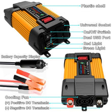 Complete Solar Inverter Kit 4000W/6000W Inverter with 100W Panels & 50A Charge Controller, Off-Grid Power System for Home Backup, RV, Cabin, Outdoor Energy Use(4000W,12V-220V)