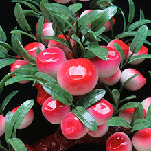 Artificial Trees Artificial Bonsai Tree - Jade Bonsai Decoration Artificial House Plants Jade Shou Peach Tree Bonsai Plant for Decoration Desktop Display Simulated Pine