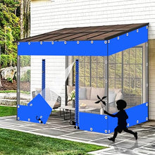 KGUDYS Outdoor Vinyl Curtain Clear Tarp Panel with Eyelets,Heavy-Duty Transparent Rain Tarpaulin,1x1m,1x1.5m,2.5x2m,3x2m PVC Tarp Curtain,UV Resistant,Tear-Resistant,With-2xzips-3.3x2.2m(10.8x7.2ft)