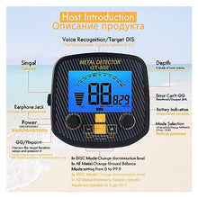 FENOKD Metal Detector for Adults, GT800-1 Underground Gold Metal Detector Waterproof Adjustable Tracker De Metales ing Circuit Wire