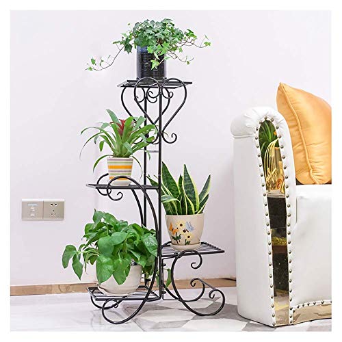 GHJUMKFDF Flower standPlant Stand, Plant Shelves, Flower Stand, 4 Tier Indoor Plant Stand, Flower Pot Shelf, Iron Stand, Tiered Outdoor Display Plant Holder, Flower Stand