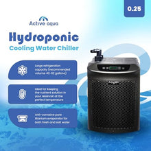 Active Aqua Hydroponic Chiller - 396-925 GPH 120V Pump - 0.25 HP - Titanium
