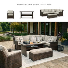 Signature Design by Ashley Brook Ranch Outdoor Dining Table with Storage