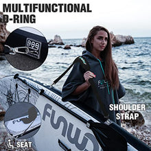 FunWater Inflatable 11'x33"x6" Ultra-Light SUP Stand Up Paddle Board LIGHT GRAY