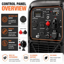 LIFAN 3500W Compact Gas Inverter Generator for RV Camping