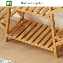 OJKJGYTF Bamboo Plant Stand 12 Tiered Plant Shelf Storage Rack Multifunctional Potted Flower Holder for Multiple Plants Bamboo Ladder Plant Rack