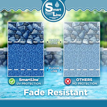 Smartline 21 ft x 41 ft Oval Swimming Pool Liner | Coastal Rock
