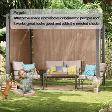 Sunblock Shade Cloth,Shade Cloth 90% Blocking Breathable Weather Resistant with Grommets Multiple Sizes m((12x12) m)