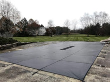 WaterWarden Inground Pool Solid Safety Cover 16' x 40', Rectangle, 15-Year Warranty, UL Classified to ASTM F1346, Triple Stitched for MAX Strength, Break-Strength of Over 4,000 lbs., Hardware Included