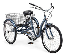 Schwinn Meridian Adult Tricycle Bike Slate Blue (24-Inch Wheels)