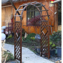 Patio Arches Wooden Garden Arch Trellis 39 47 55in Climbing Plants Rose Arch Trellis Garden Arbor Outdoor Decoration Grape Trellises