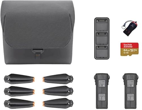 CAMRISE Mavic 3 Fly More Kit with Batteries & Accessories Black (Renewed)